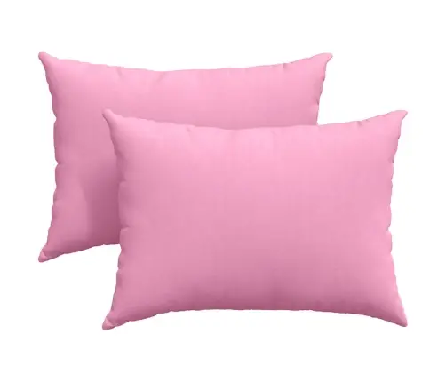 Dīvāna Spilveni Rozā Audums Vidaxl