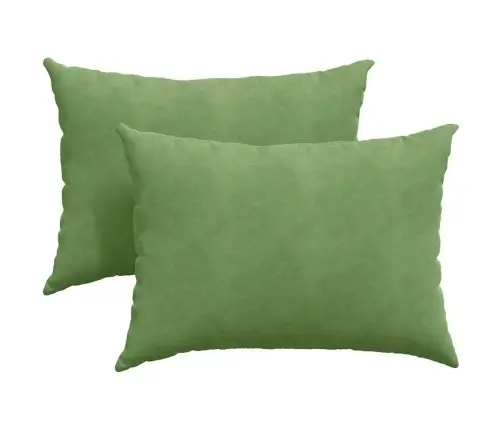 Dīvāna Spilveni 2 Pcs Gaiši Zaļa 70 X 50 Cm Korduroja Audums Vidaxl