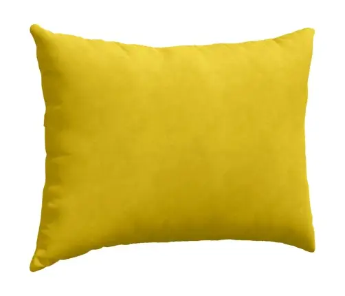 Sofa Pagalvės 2 Pcs Geltona 70 X 50 Cm Kordūrinis Audinys