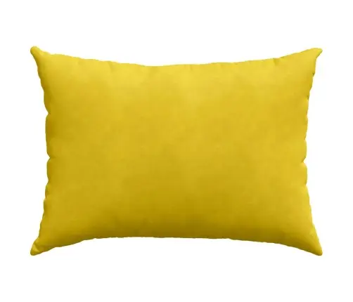 Sofa Pagalvės 2 Pcs Geltona 70 X 50 Cm Kordūrinis Audinys