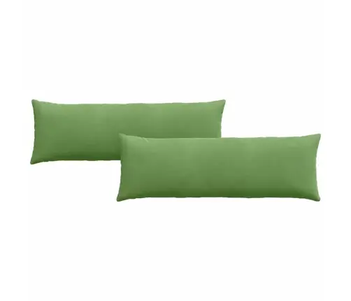 Dīvāna Spilveni 2 Pcs Gaiši Zaļa 120 X 40 Cm Korduroja Audums Vidaxl