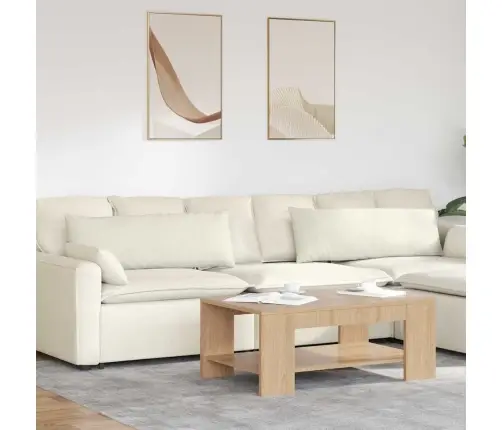 Diivanipadjad 2 Pcs Cream 120 X 40 Cm Korter Kangas