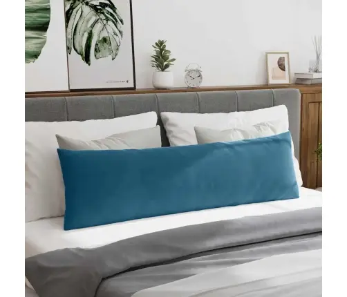 Sofa Pagalvės 2 Pcs Mėlyna 145 X 40 Cm Kordūrinis Audinys