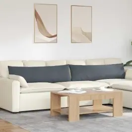 Sofa Pagalvės 2 Pcs Tamsiai Pilka 145 X 40 Cm