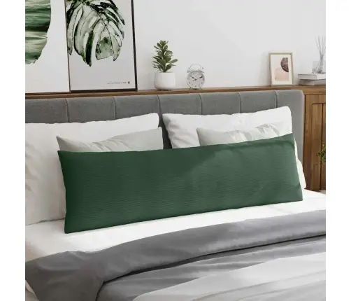 Sofa Pagalvės 2 Pcs Tamsiai Žalia 145 X 40 Cm