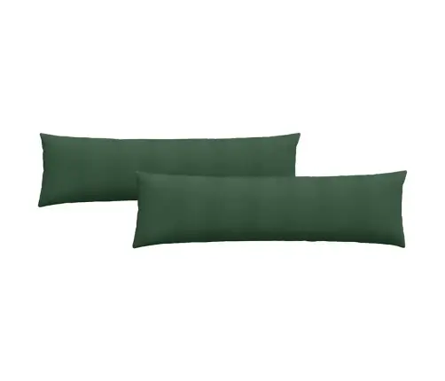 Sofa Pagalvės 2 Pcs Tamsiai Žalia 145 X 40 Cm