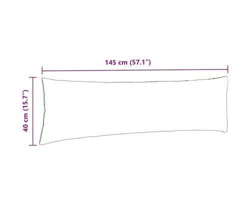 Sofa Pagalvės 2 Pcs Tamsiai Žalia 145 X 40 Cm