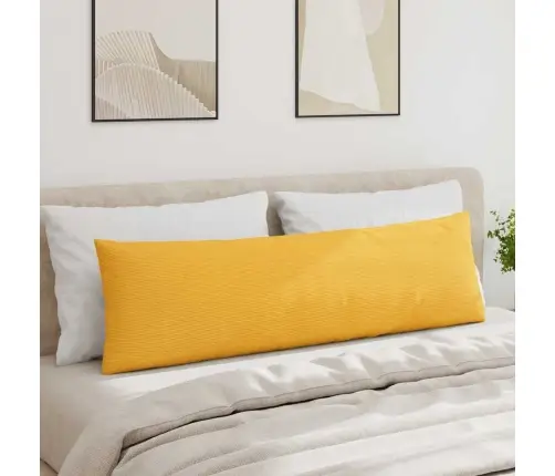 Diivanipadjad 2 Pcs Helekollane 145 X 40 Cm Korter Kangas