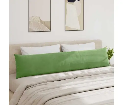 Dīvāna Spilveni 2 Pcs Gaiši Zaļa 200 X 40 Cm Korduroja Audums Vidaxl