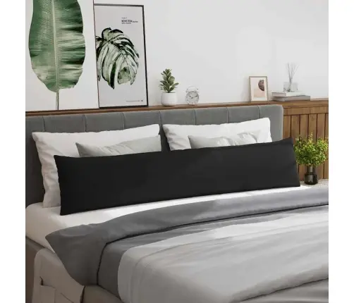 Dīvāna Spilveni Melna Audums Vidaxl