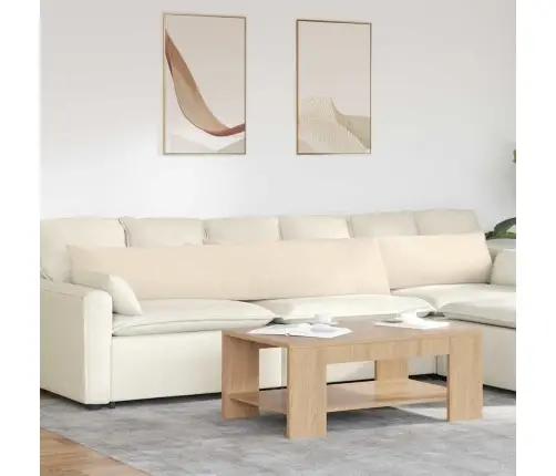 Dīvāna Spilveni Bēša Audums Vidaxl