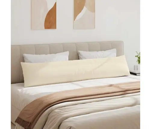 Dīvāna Spilveni Bēša Audums Vidaxl