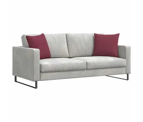 Dīvāna Spilveni Vīnsarkans Audums Vidaxl