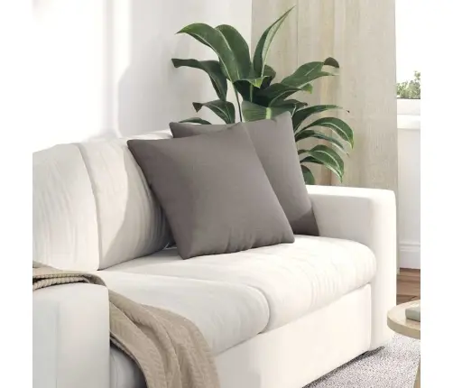 Diivanipadjad 2 Pcs Pruunikashall 45 X 45 Cm Kangas