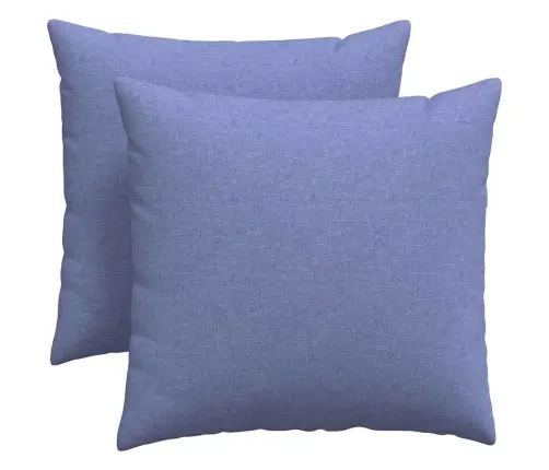 Diivanipadjad 2 Pcs Jeans Sinine 45 X 45 Cm Kangas