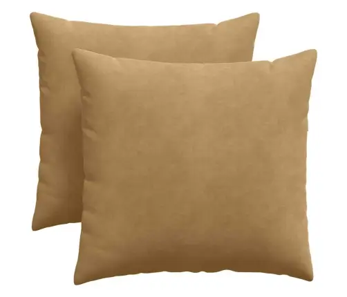 Dīvāna Spilveni 2 Pcs Brūna 45 X 45 Cm Korduroja Audums Vidaxl