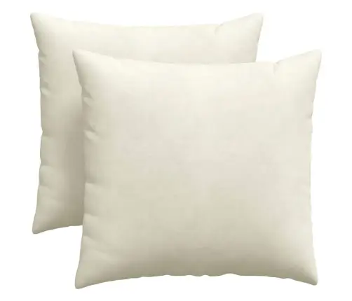 Diivanipadjad 2 Pcs Cream 45 X 45 Cm Korter Kangas