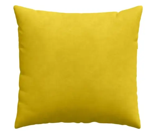 Sofa Pagalvės 2 Pcs Geltona 50 X 50 Cm Kordūrinis Audinys