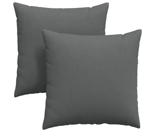 Dīvāna Spilveni Tumši Pelēka Audums Vidaxl