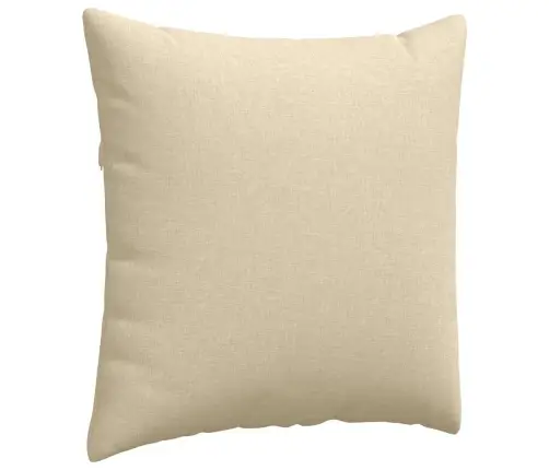 Dīvāna Spilveni Krēmkrāsa Audums Vidaxl