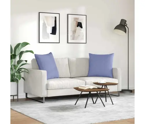 Diivanipadjad 2 Pcs Jeans Sinine 60 X 60 Cm Kangas