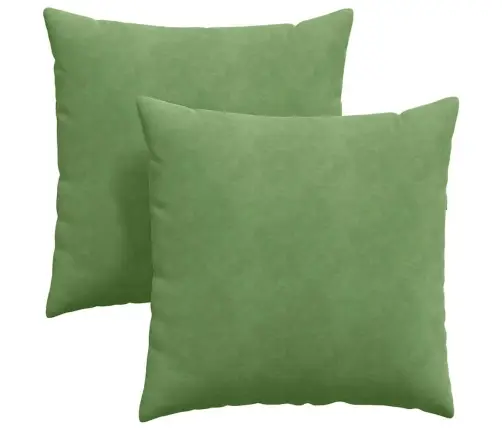 Dīvāna Spilveni 2 Pcs Gaiši Zaļa 60 X 60 Cm Korduroja Audums Vidaxl