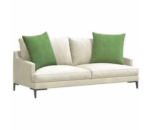 Dīvāna Spilveni 2 Pcs Gaiši Zaļa 60 X 60 Cm Korduroja Audums Vidaxl