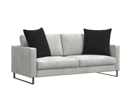 Diivanipadjad 2 Pcs Must 60 X 60 Cm Korter Kangas