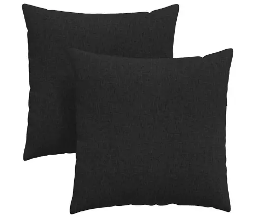 Dīvāna Spilveni Melna Audums Vidaxl