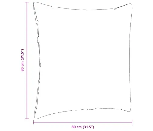 Dīvāna Spilveni 2 Pcs Gaiši Zaļa 80 X 80 Cm Korduroja Audums Vidaxl