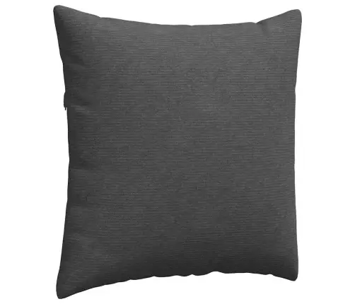 Dīvāna Spilveni 2 Pcs Tumši Pelēks 80 X 80 Cm Korduroja Audums Vidaxl