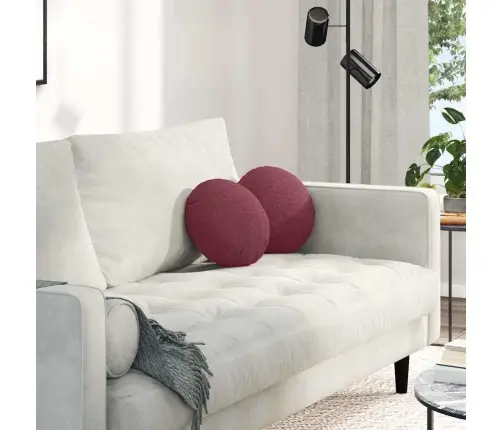 Istumispatjad 2 Pcs Veinpunane Ø30 X 13 Cm Kangas