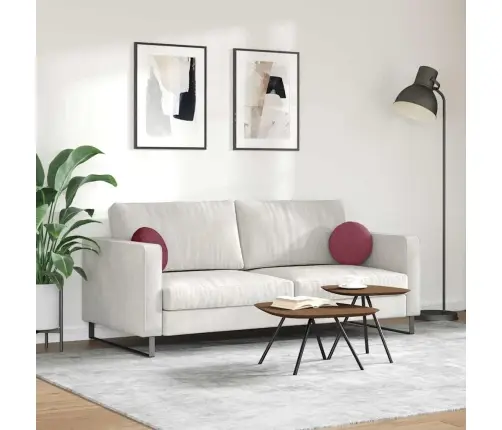 Istumispatjad 2 Pcs Veinpunane Ø30 X 13 Cm Kangas