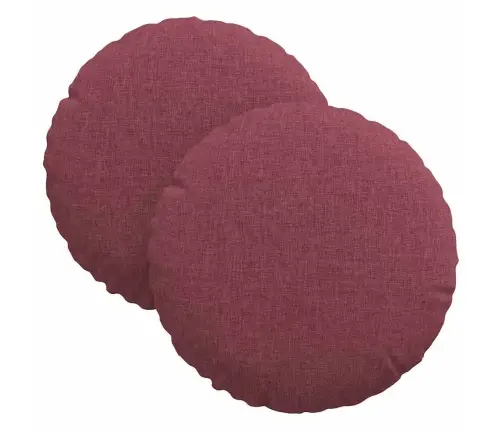 Istumispatjad 2 Pcs Veinpunane Ø30 X 13 Cm Kangas