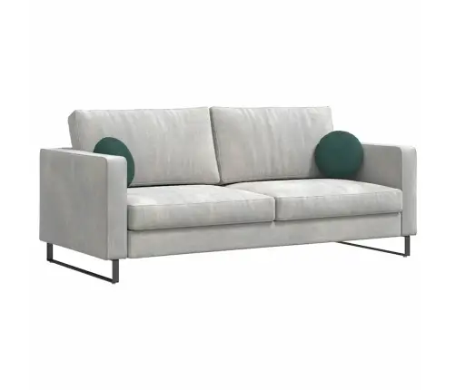 Sėdynių Pagalvėlės 2 Pcs Tamsiai Žalia Ø 40 X 13 Cm Aksomas