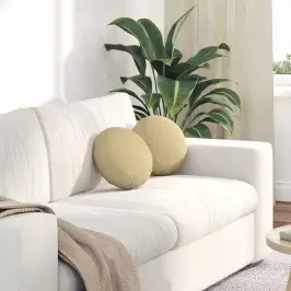 Sēdvietas Spilventiņi 2 Pcs Pelēki Zaļa Ø 30 Cm Vidaxl