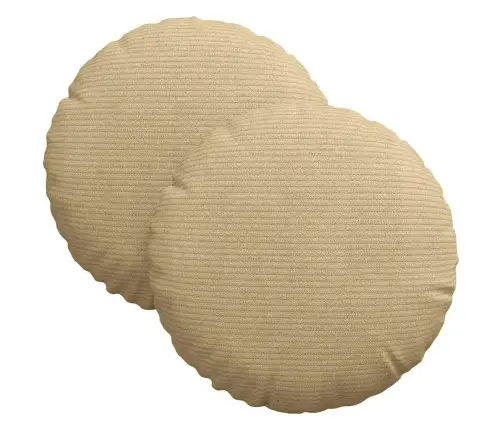 Sēdvietas Spilventiņi 2 Pcs Pelēki Zaļa Ø 30 Cm Vidaxl