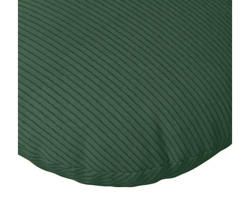 Sēdvietas Spilventiņi 2 Pcs Tumši Zaļš Ø 30 Cm Korduroja Audums Vidaxl
