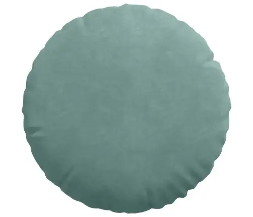 Istumispatjad 2 Pcs Mere Roheline Ø 40 X 13 Cm Samet