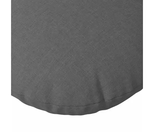 Sēdvietas Spilventiņi 2 Pcs Tumši Pelēks Ø50 X 19 Cm Audums Vidaxl