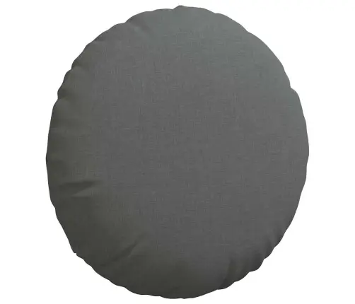 Sēdvietas Spilventiņi 2 Pcs Tumši Pelēks Ø50 X 19 Cm Audums Vidaxl