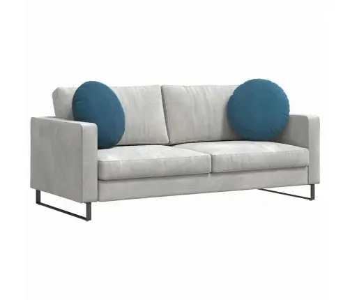 Istumispatjad 2 Pcs Sinine Ø 40 X 13 Cm Samet