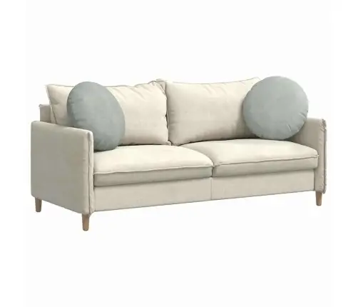 Sēdvietas Spilventiņi 2 Pcs Gaiši Pelēks Ø 40 X 13 Cm Samts Vidaxl