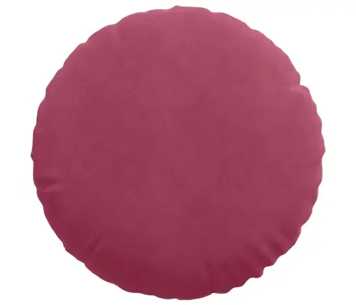 Sēdvietas Spilventiņi 2 Pcs Vīna Sarkans Ø 40 X 13 Cm Samts Vidaxl