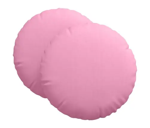 Sėdynių Pagalvėlės 2 Pcs Rožinė Ø60 X 21 Cm Audinys