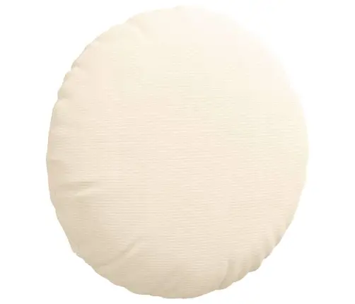 Istumispatjad 2 Pcs Cream Ø 60 Cm Korter Kangas