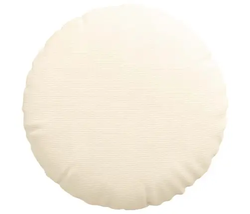 Istumispatjad 2 Pcs Cream Ø 60 Cm Korter Kangas