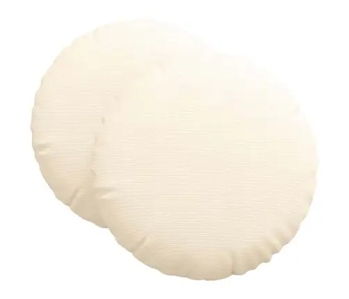 Istumispatjad 2 Pcs Cream Ø 60 Cm Korter Kangas