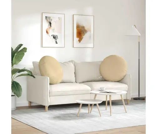 Istumispatjad 2 Pcs Hall Roheline Ø 60 Cm Korter Kangas