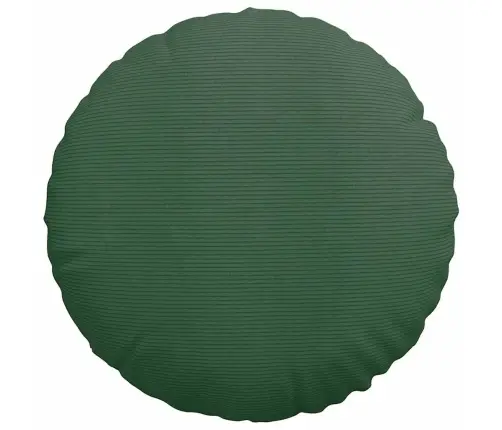 Sēdvietas Spilventiņi 2 Pcs Tumši Zaļš Ø 60 Cm Korduroja Audums Vidaxl